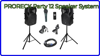 REVIEW (2026): PRORECK Party 12 Speaker System. ESSENTIAL details.
