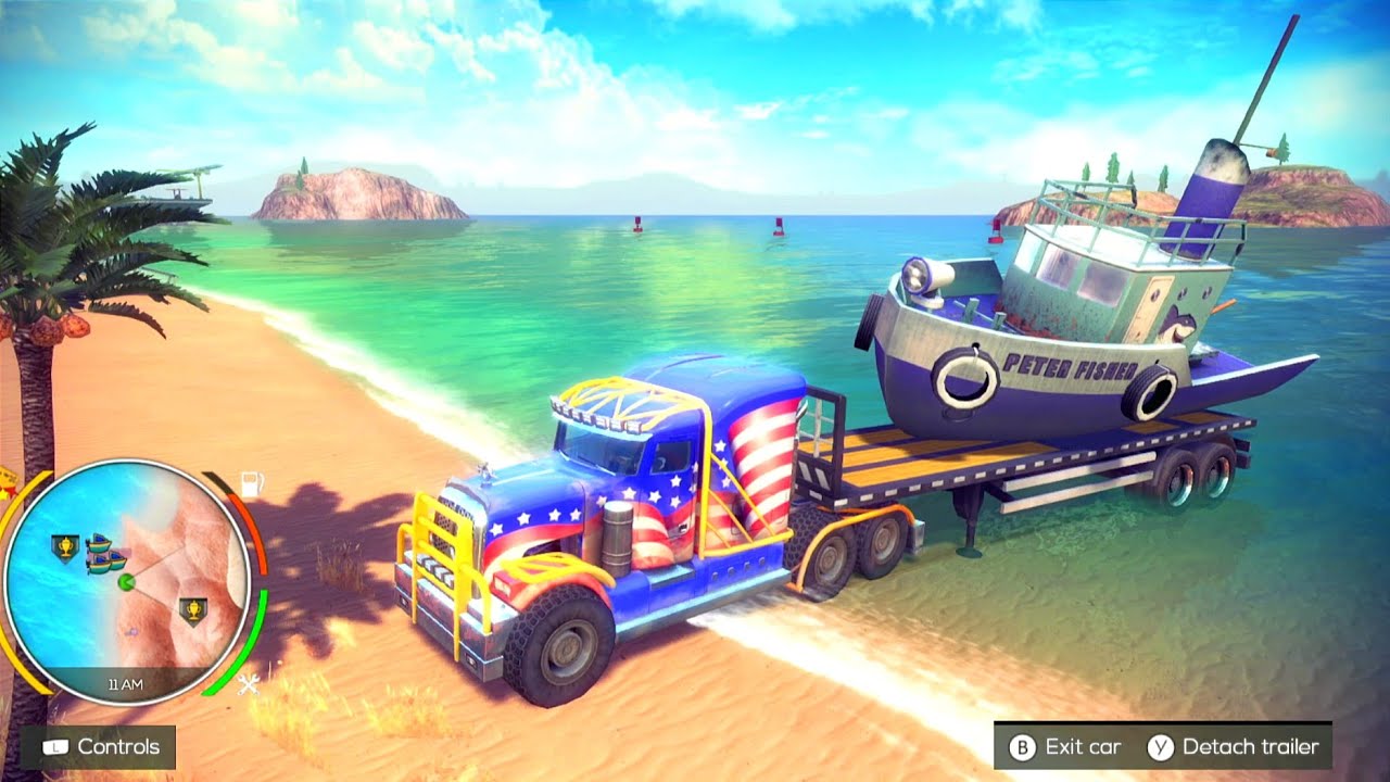 Maximus Steals Pirates Of The Caribbean Ship In Dunes | Off The Road Unleashed Switch Gameplay HD