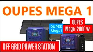 Unboxing my New Power Station oupes Mega 1 2000 watt “ ship From Canada 🇨🇦 to Jamaica 🇯🇲 by my wife”