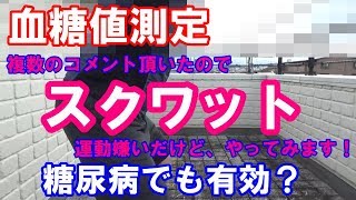 【血糖値】スクワットしたら糖尿病でも血糖値下がる？