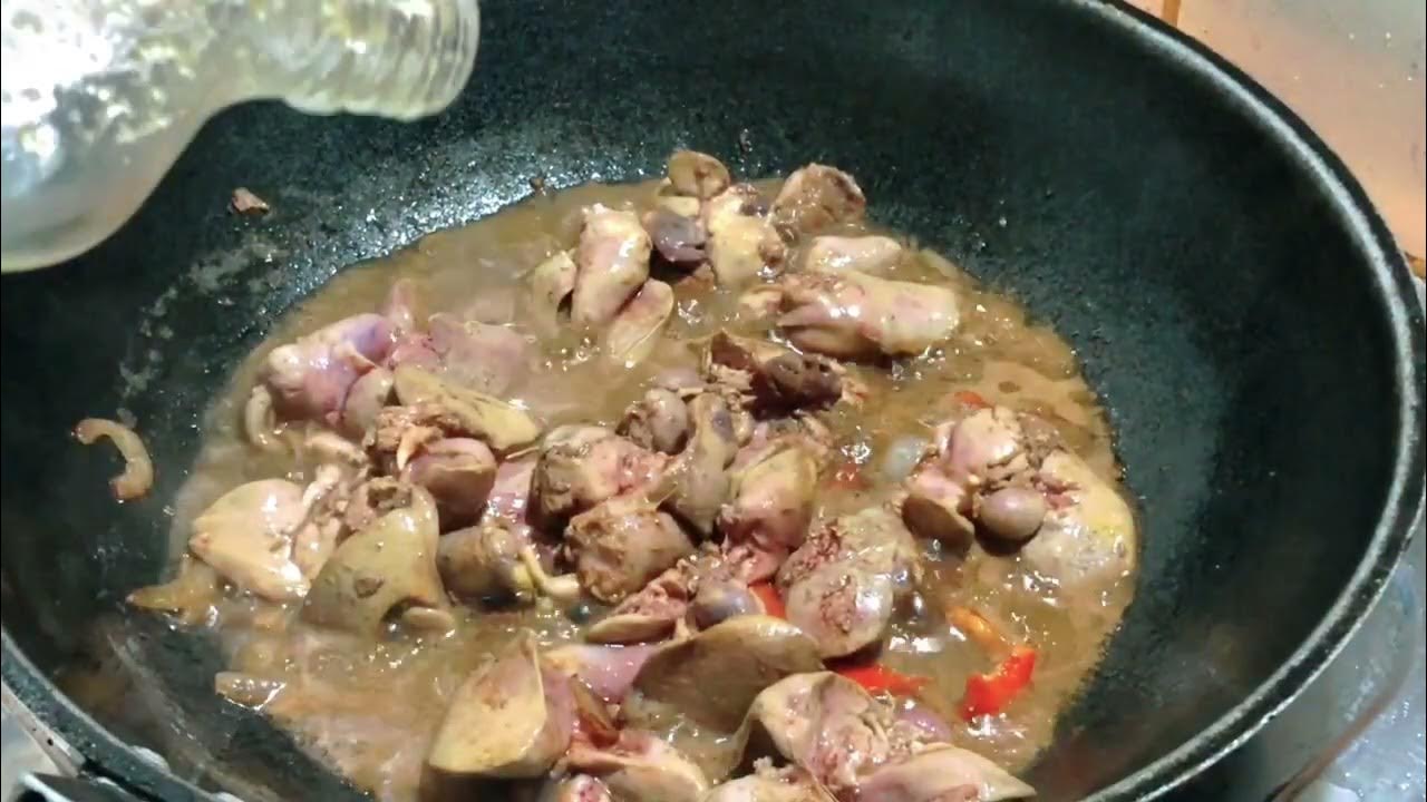 gisadong atay Ng manok (chicken Giblets) simple recipe Buhay probinsya