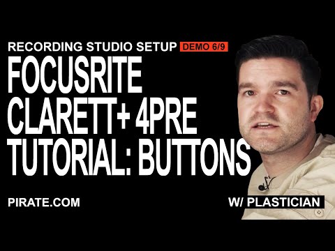Focusrite Clarett+ 4Pre USB Tutorial: Buttons