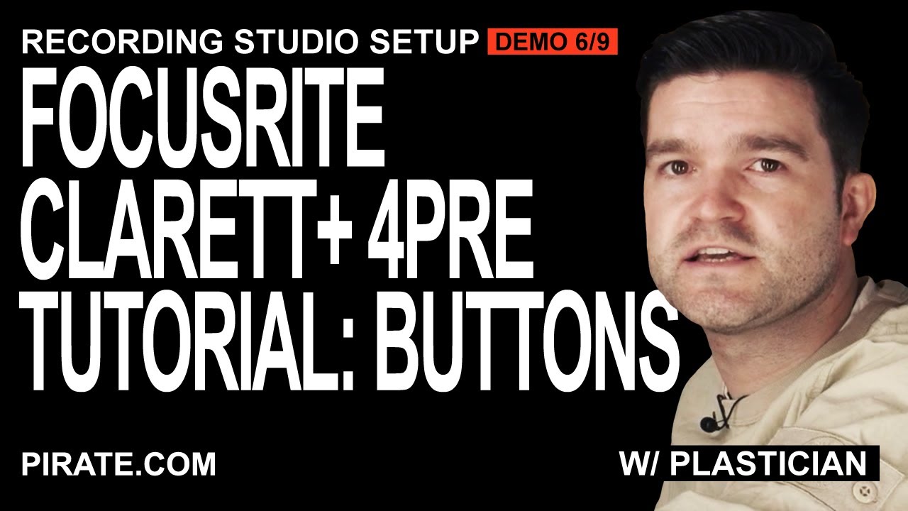 Focusrite Clarett+ 4Pre USB Tutorial: Buttons
