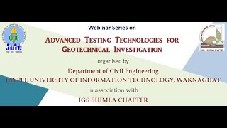 Webinar Series:  Advanced Testing Technologies for Geotechnical Investigation -Session 1