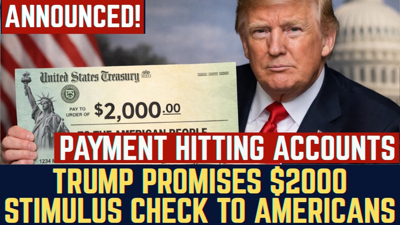 ОБЪЯВЛЕНО! Трамп обещает выплатить американцам 2000 долларов в рамках программы стимулирования эк...