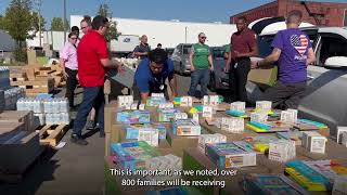Drive Thru Food Distribution Event in Seneca Babcock Neighborhood Serves Families in Need.