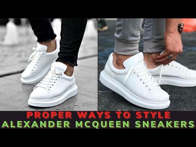 How To Properly Style Alexander McQueen Sneakers For Young Guys