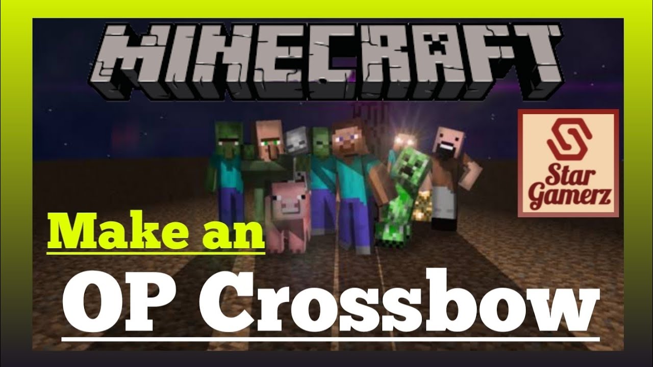 Make an OP Crossbow in Minecraft - YouTube