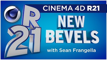 Cinema 4D R21 - How to Bevel Caps and 3D text | Sean Frangella