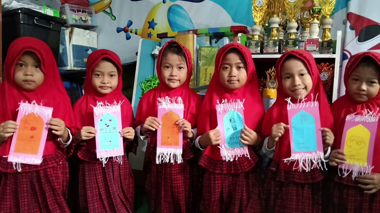 Kreatifitas ananda kel.B di Ramadan ceria RA PERWANIDA REJOSO 1447H/2026M 