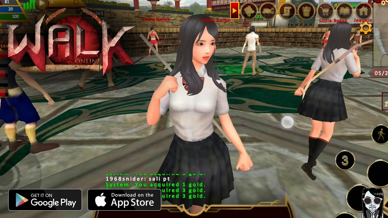 Walk Online Mobile】Gameplay Android / iOS 