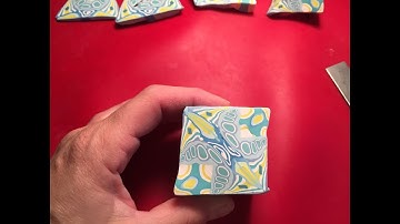 Stars and Bubbles Translucent Polymer Clay Cane Tutorial