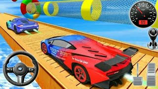 Super Crazy GT Car Stunt Racing 3D - Impossible Mega Ramp Muscle Car Beam Driving : Android Gameplay screenshot 5