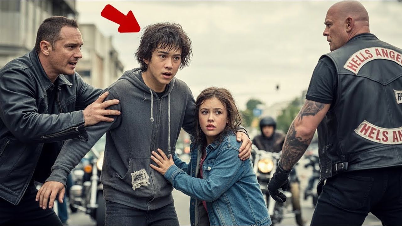 Un garçon sans abri sauva la fille du biker d’un ravisseur — ce que firent les Hells Angels ensuite…