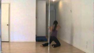 The back hook - beginner pole spin