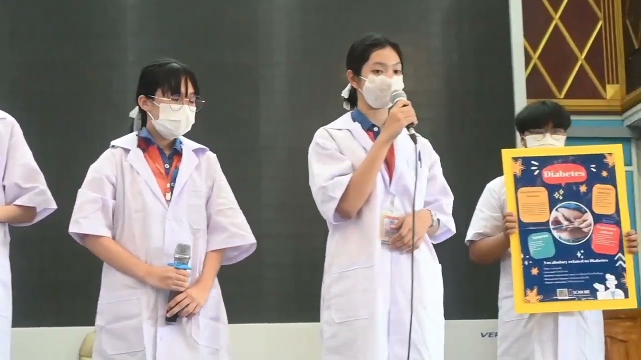 โครงงานภาษาอังกฤษเรื่อง Disease words in daily life project work ระดับชั้น ม. ต้น โรงเรียนสามโคก