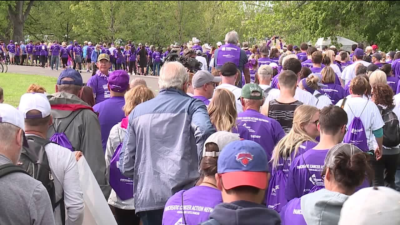 Washington Park Packed with Purple for PurpleStride 5K