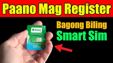 Paano Mag Register ng  Bagong Biling Smart Sim - Smart  Sim Simcard  Registration Guide