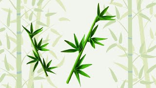 How to make Paper bamboo