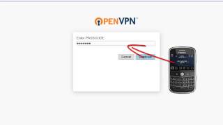 SMS PASSCODE Two factor authentication protecting OpenVPN. screenshot 3