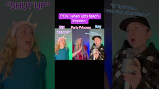 POV: When Kids Teach Lessons (If someone says shut up) #shutup #pov #shorts