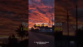 Story 30 Detik  Slowmotion  Aesthetic Sunset  Lirik Lagu Dayak