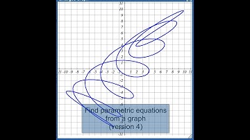 How to find parametric equations from a graph (version 4)