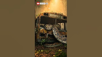 Al Nature Exploration |Python vs Bus 🐍#shorts #trending #wow #snake