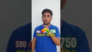 How I Increased My Credit Score From 580 To 750 In Just 1 Year  How To Increase Cibil Score shorts