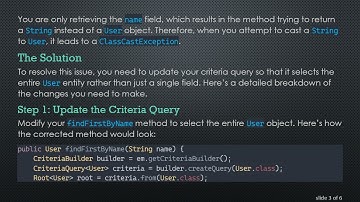 Resolving java.lang.ClassCastException in Spring Data