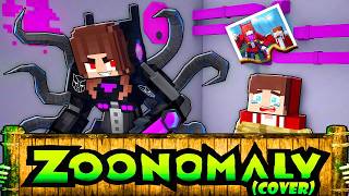 JJ`s Girl TRANSFORMER Became DARK - Maizen Minecraft - Zoonomaly Theme Song (COVER)