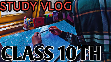 Class 10 STUDY VLOG – Watch This Before Your Boards! 🔥📚