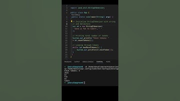 Breaking Strings into Tokens in Java with StringTokenizer