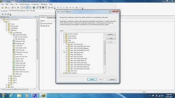 Geodatabase and Feature Datasets
