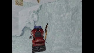 TR2 Embed exiting the skidoo