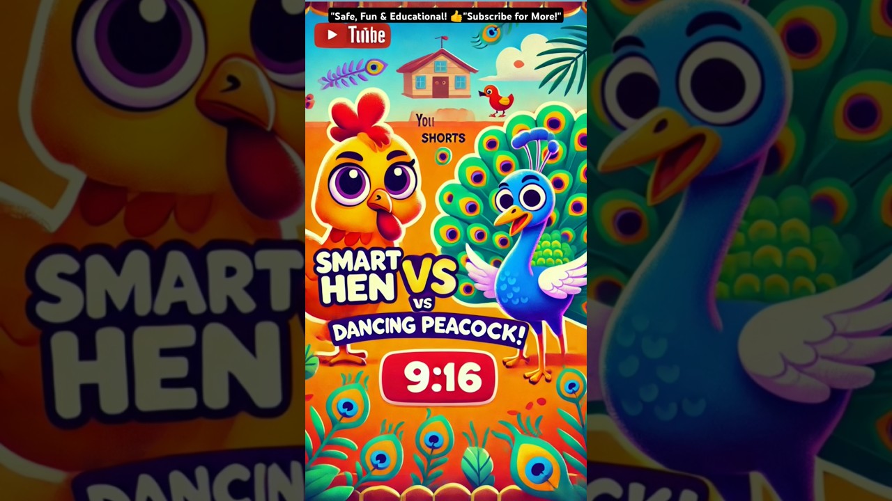 "Grandma’s Peahen Lost! 😱🦚 | Funny Kids Short"