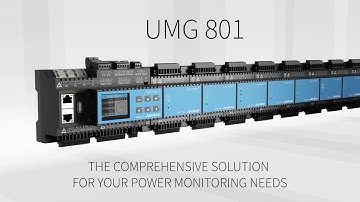 Janitza UMG 801, the only real, compact modular all-in-one analyser
