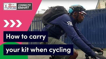 How to pack and carry your kit when cycling to work | Commute Smart