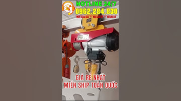 Rùa tời điện mini 220v 100kg đến 1tấn di chuyển trên ray I150 tiện lợi sử dụng. Rùa tời điện 1 tấn.