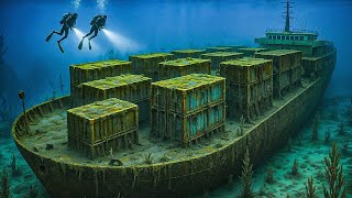 картинка: Пропавшее грузовое судно было загадочным образом обнаружено на дне океана — с нетронутым грузом.