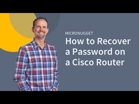 MicroNugget: How to Recover a Password on a Cisco Router