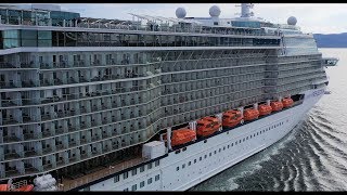 CRUISE CHASE - CELEBRITY REFLECTION - Scotland - 4K Cinematic Aerial Footage