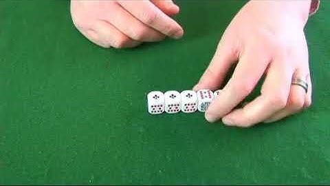 Hand Rankings in Poker Dice