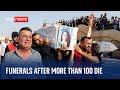 Iraq wedding fire: Funerals held for victims after more than 100 killed