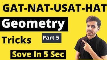 How to Solve Geometry Problems For NTS GAT General, NAT, HAT, USAT Quantitative Reasoning
