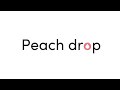 Peach drop　水滴を一瞬で弾く超はっ水レインコート