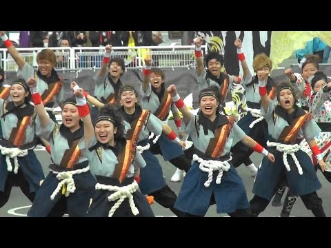 近畿大　洗心　浜松がんこ祭2017　浜松城公園B会場