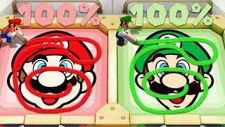 Super Mario Party Minigames - Mario Vs Bowser Vs Peach Vs Luigi (Master Cpu)