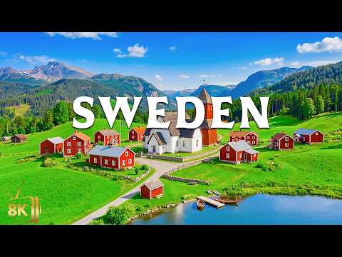 Sweden 8K UHD | The Country of 100,000 Lakes and Endless Forests