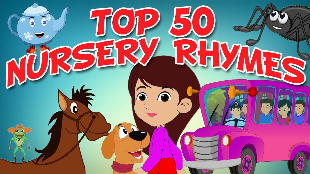 Top 50 Hit Songs | Collection Of Animated Nursery Rhymes For Kids - YouTube